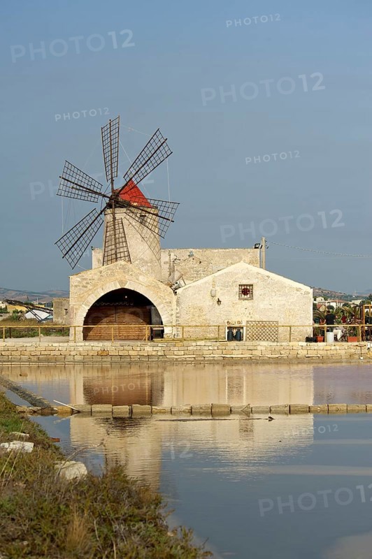 Windmill of a salt works