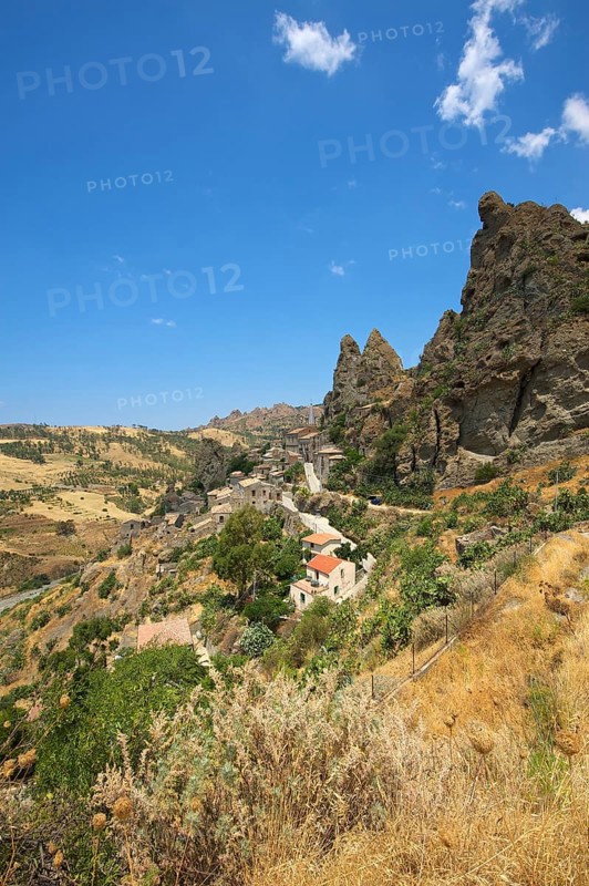 Mountain village Pentedattilo