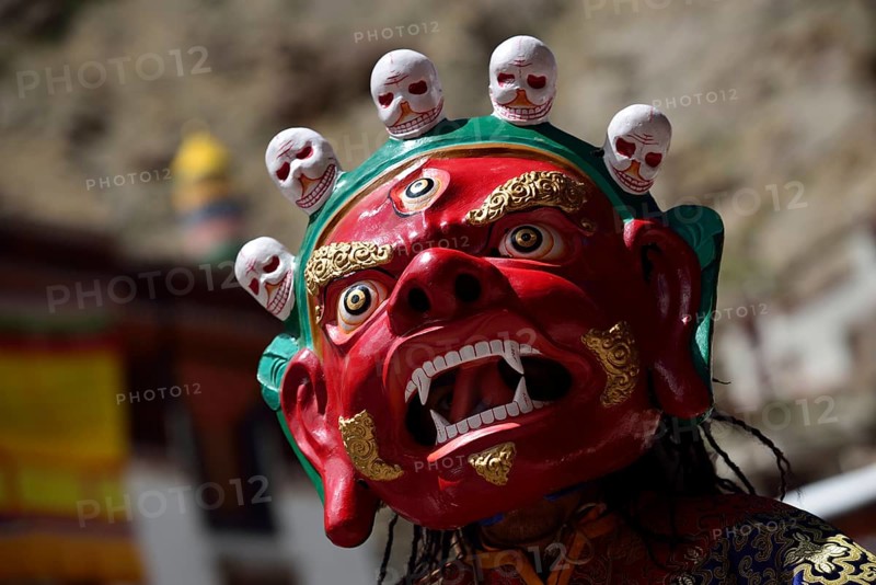 Mask dancers