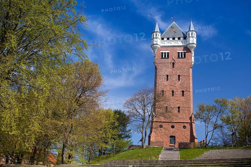 The old historic water tower of Esbjerg