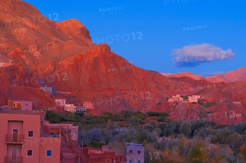 Dades Gorges at dusk