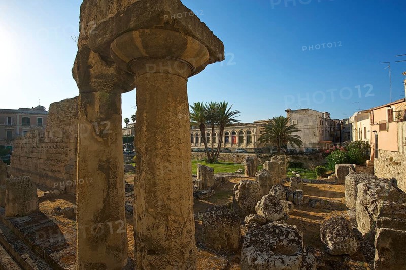 Temple of Apollo in the old town of Ortigia