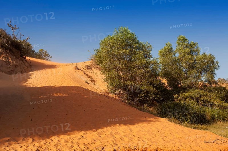 Red sandstone formations