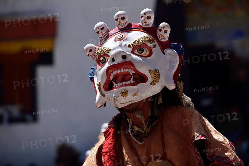 Mask dancers