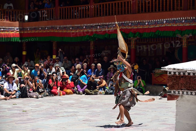 Mask dancers