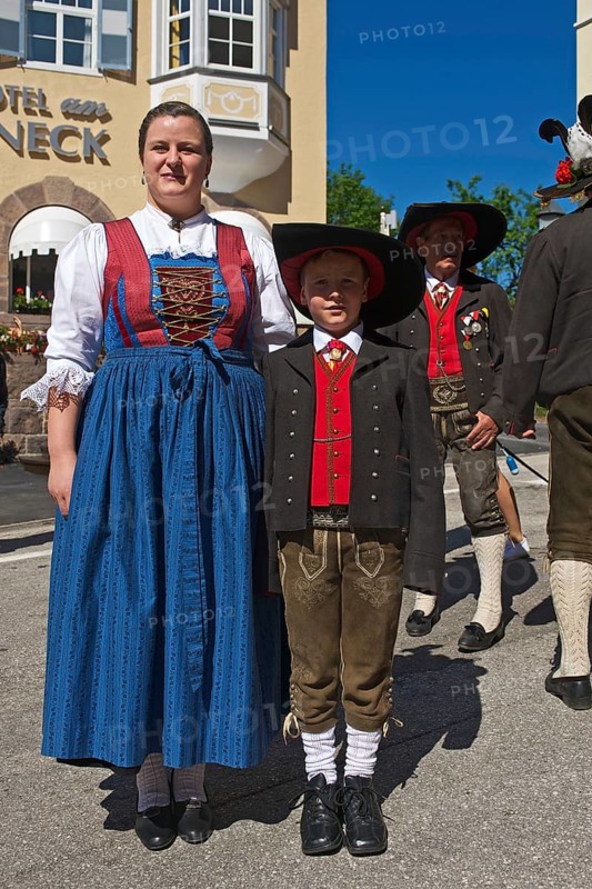 Trachtler in Ortisei