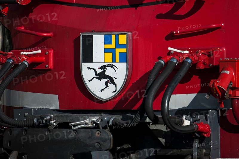 Coat of arms on locomotive