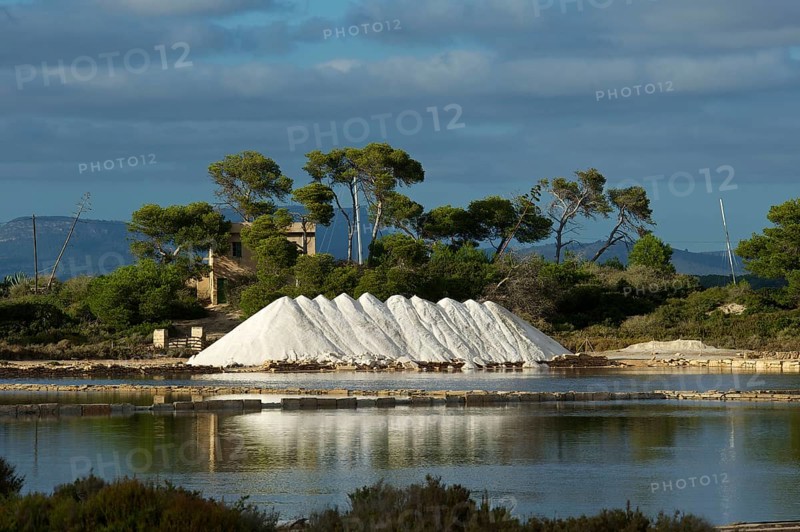 Salt heap in Colonia Sant Jordi