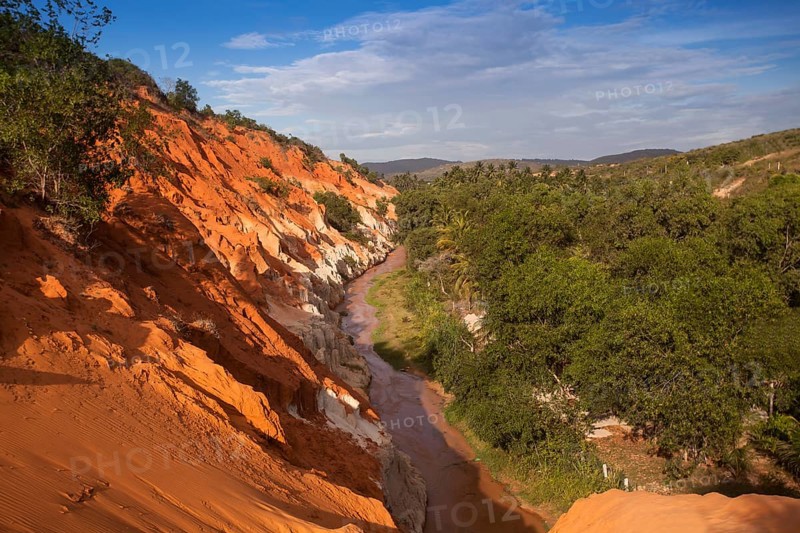 Red sandstone formations
