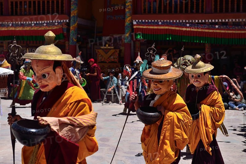Mask dancers