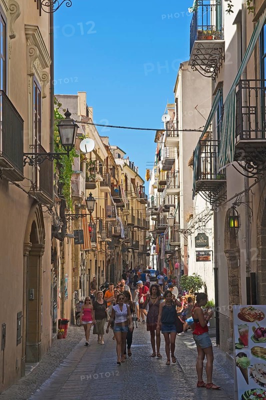 Old town alleys of Cefalu