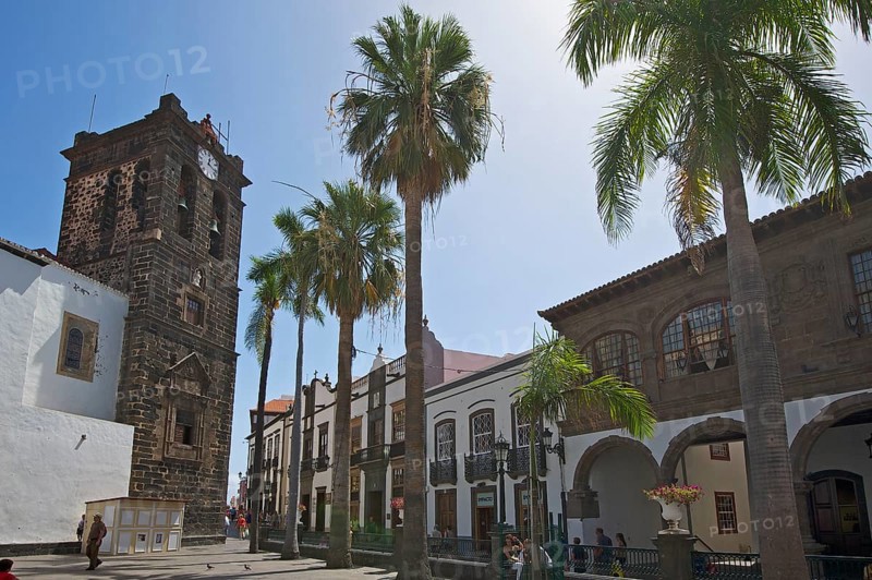 Iglesia de Salvador at the Plaza de Espagna in Santa Cruz de La Palma