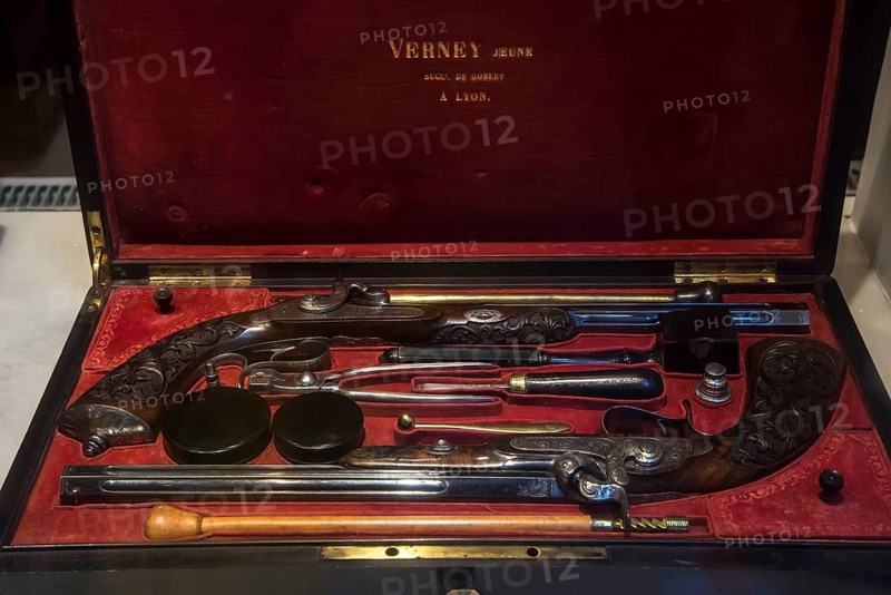 Historic duelier pistols
