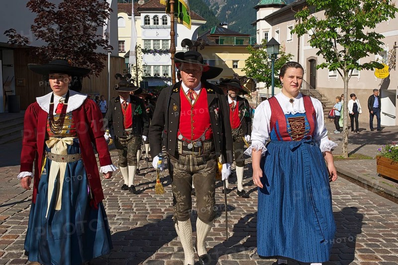 Trachtler in Ortisei
