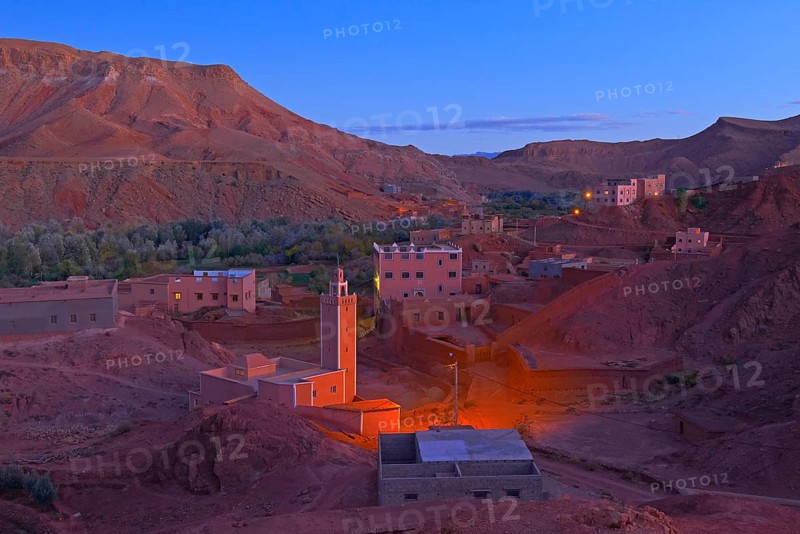 Dades Gorges at dusk
