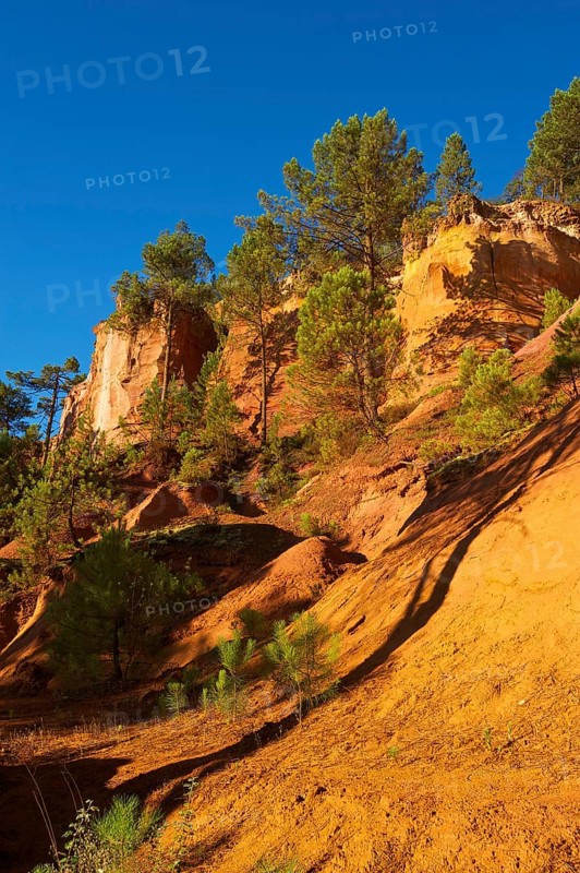 Roussillon ochre rocks