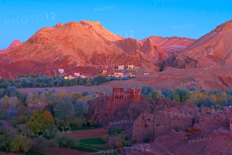 Dades Gorges at dusk