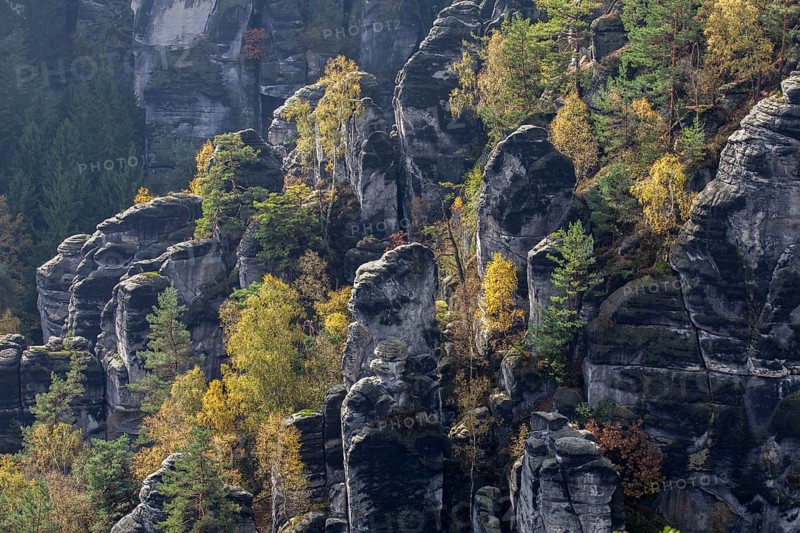 Pavilion view in the Bastei area