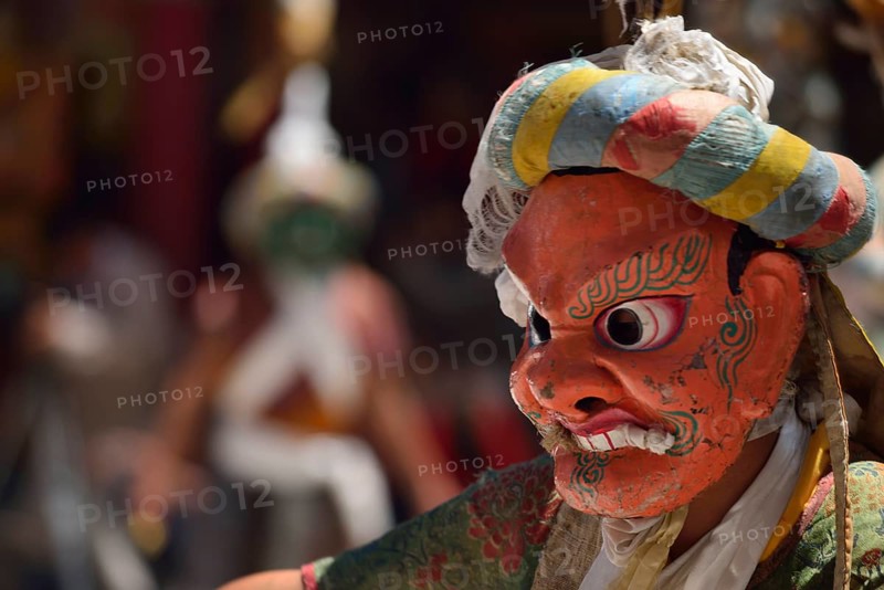 Mask dancers