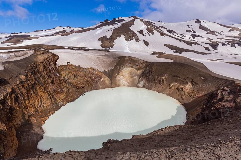 Crater lake Vitti in Askja