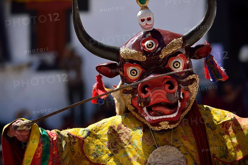 Mask dancers