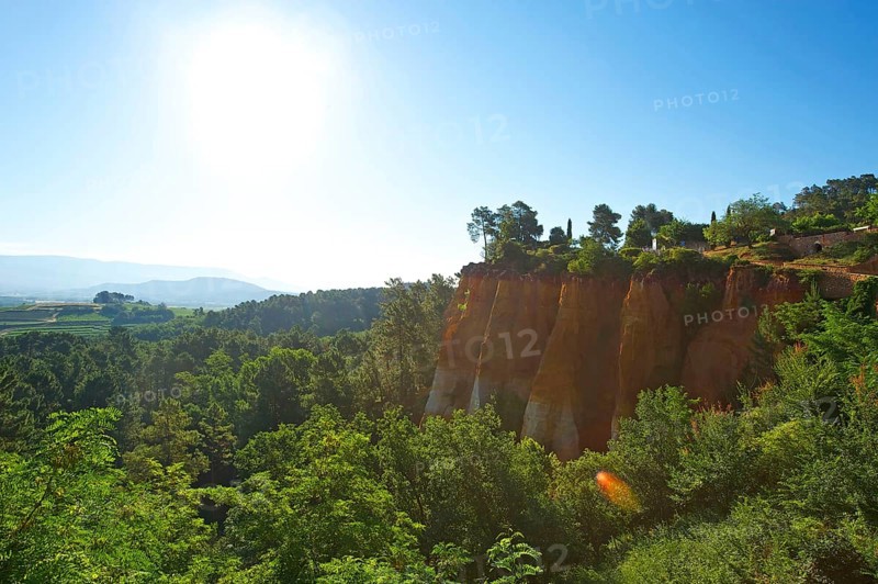 Roussillon ochre rocks
