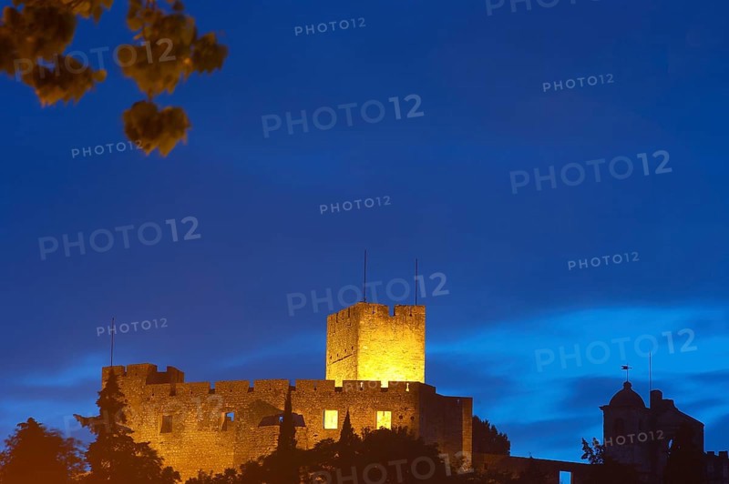 Templar Castle of Christ at dusk