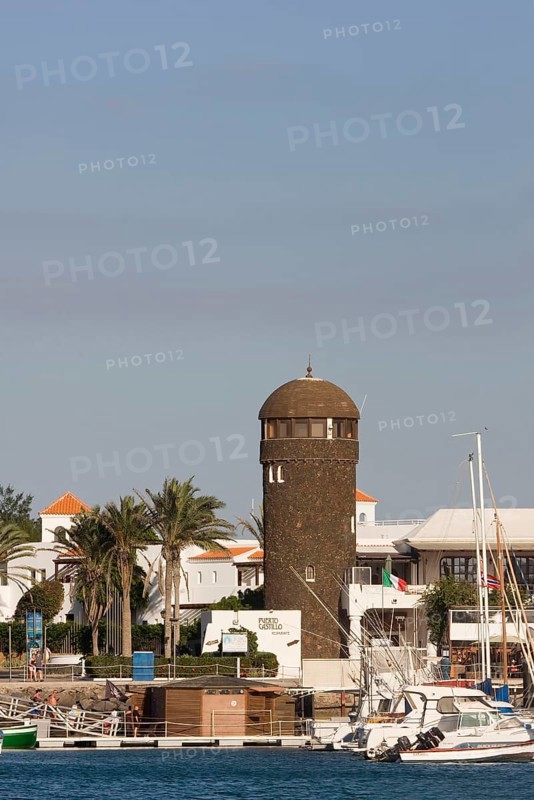Marina with lighthouse