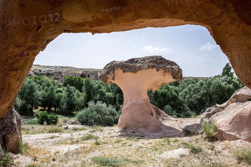 Mushroom rocks in Cappadocia