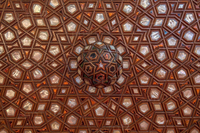 Pearl decoration in the blue mosque