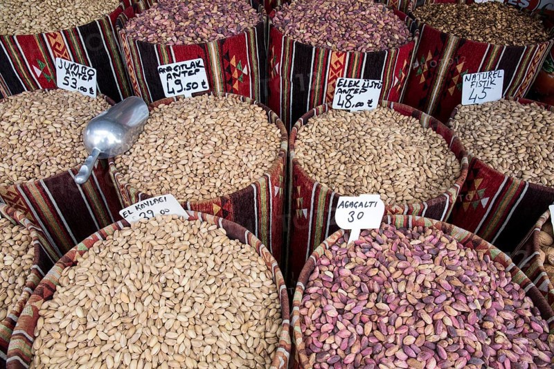 Nuts for sale in a shop