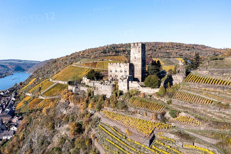 Gutenfels Castle in Kaub am Rhein