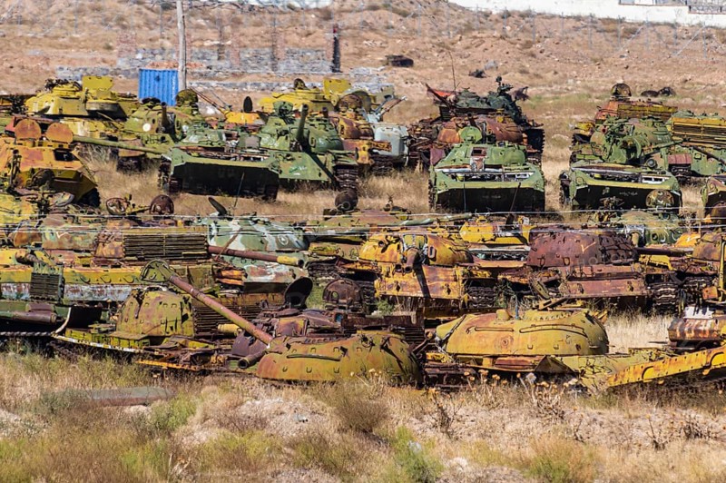 Tank Graveyard outside Kabul
