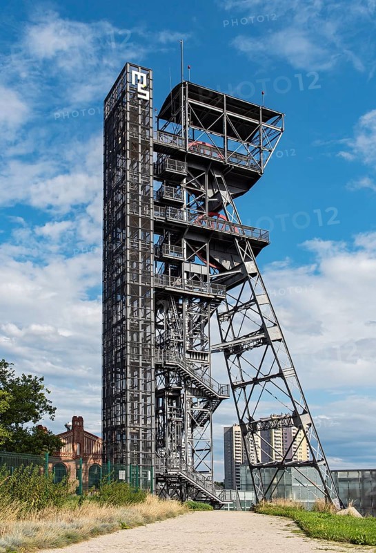 Observation mine shaft tower