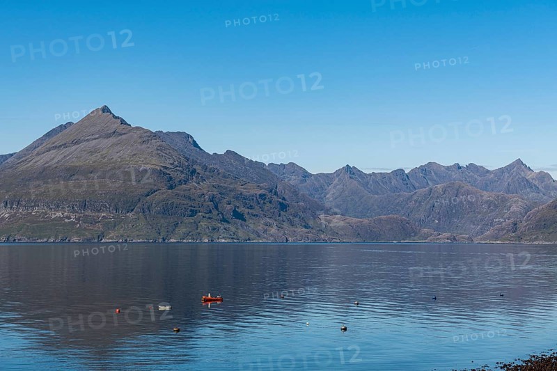 View from Elgol on the Black Cuillin ridge
