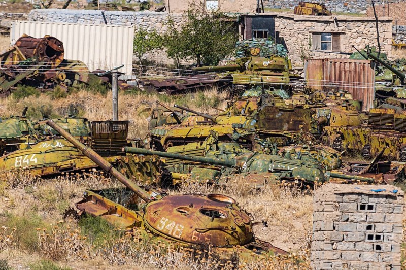 Tank Graveyard outside Kabul