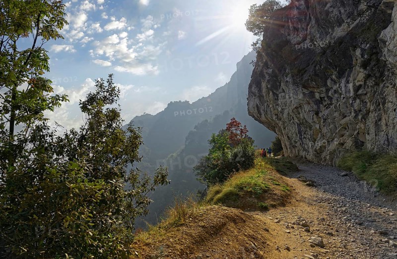 Old coastal road and hiking trail Via Ponale