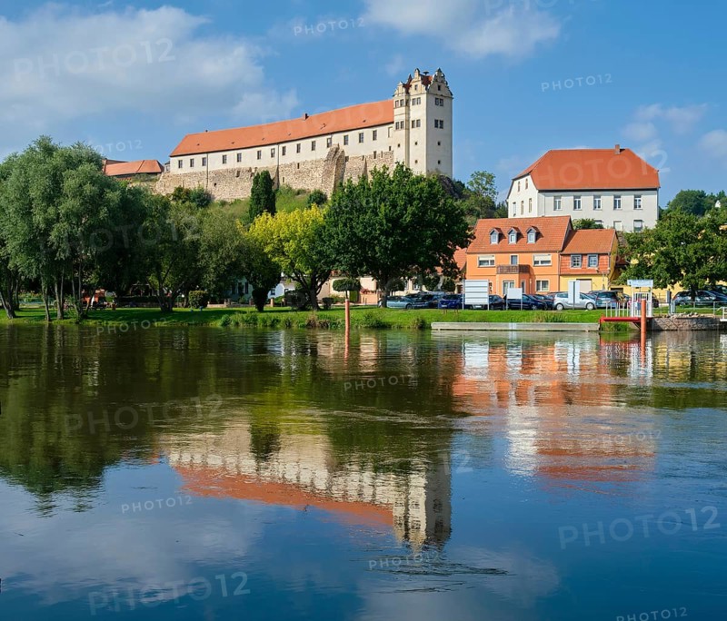 Wettin Castle on the Saale