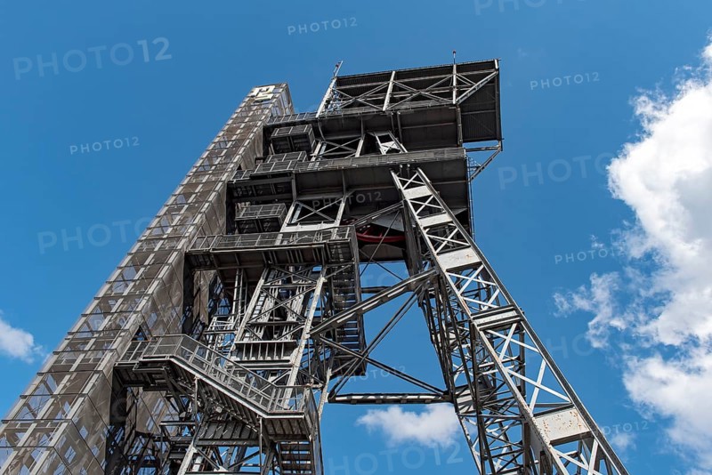 Observation mine shaft tower