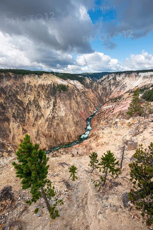 Yellowstone River flows through Gorge