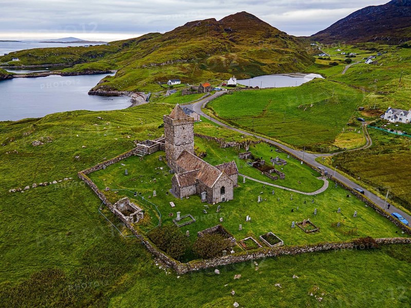 Aerial of St Clements Church