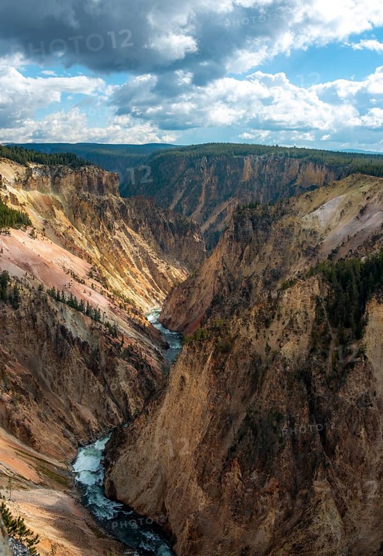 Yellowstone River flows through Gorge
