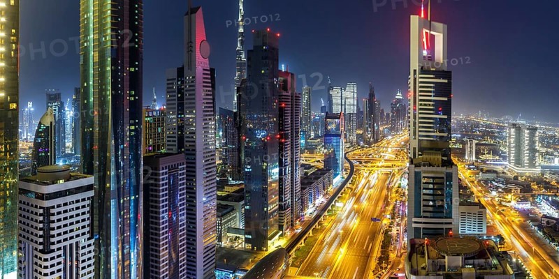 Dubai Sheikh Zayed Road Burj Khalifa