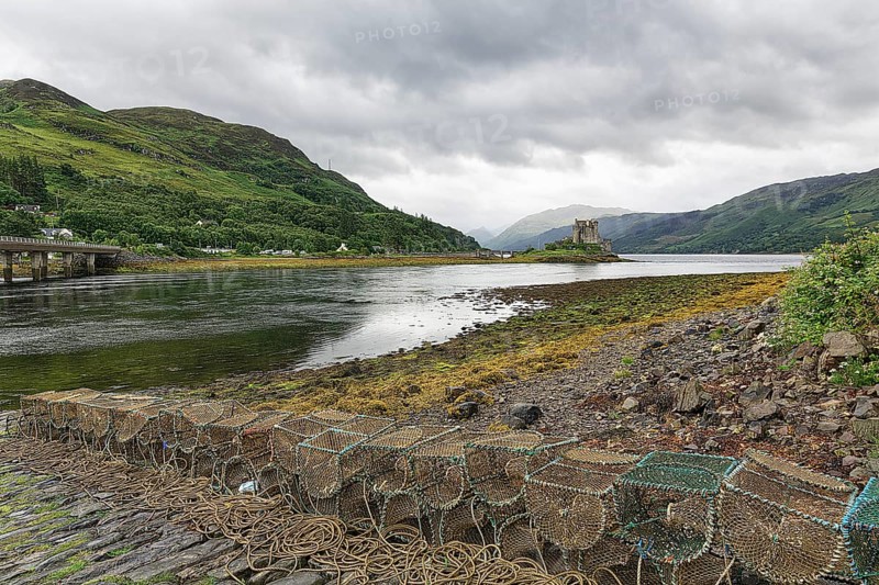 Fish traps by the loch