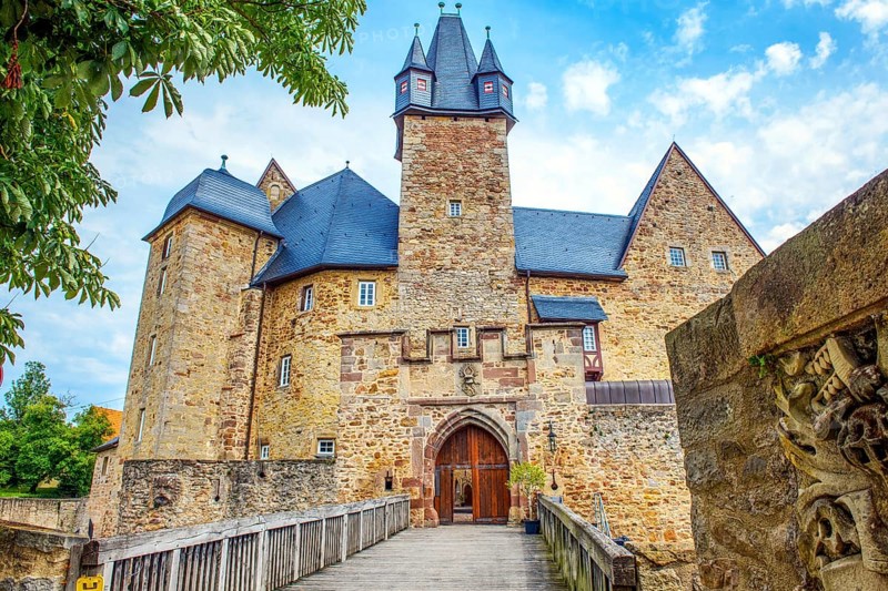 View of Spangenberg Castle