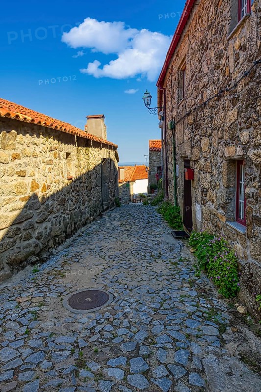 Narrow and shadowed street