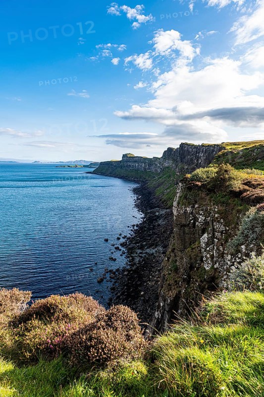 Rock cliff from Kilt Rock Viewpoint