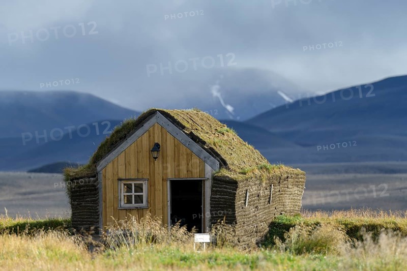 Small sod house