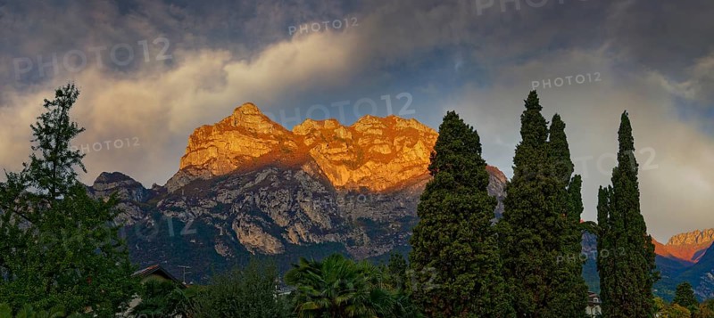 Cina mountain range at sunset