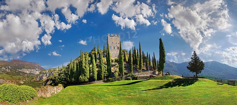 Medieval castle ruins Castello di Arco